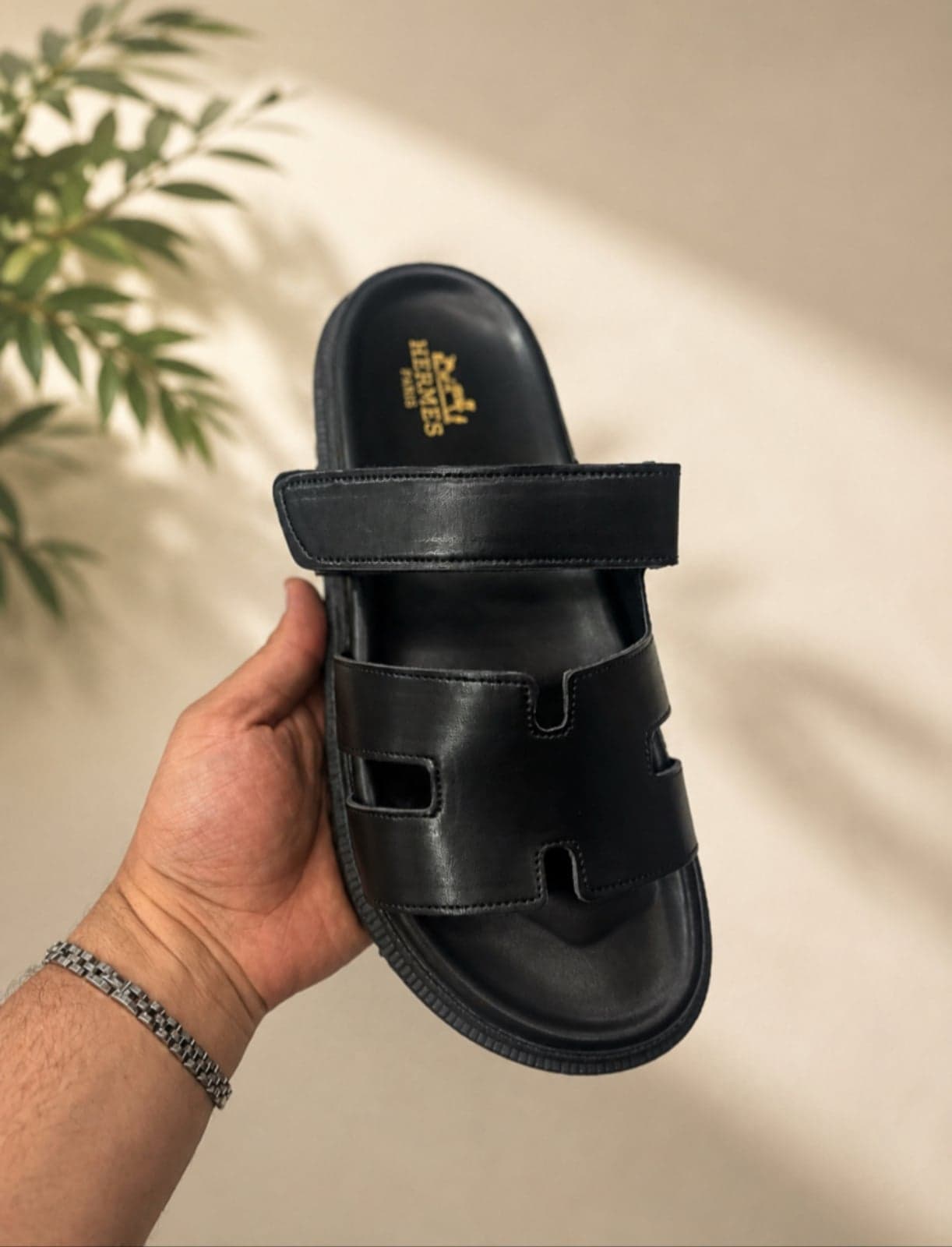 Hermes terlik premium – Siyah