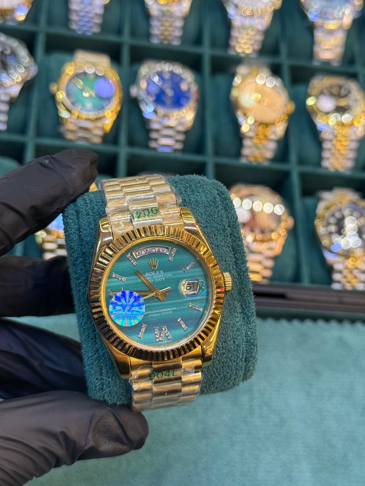 Rolex Day-Date – Altın yeşil