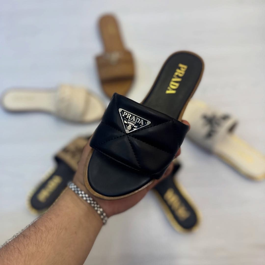 Prada terlik – Siyah deri