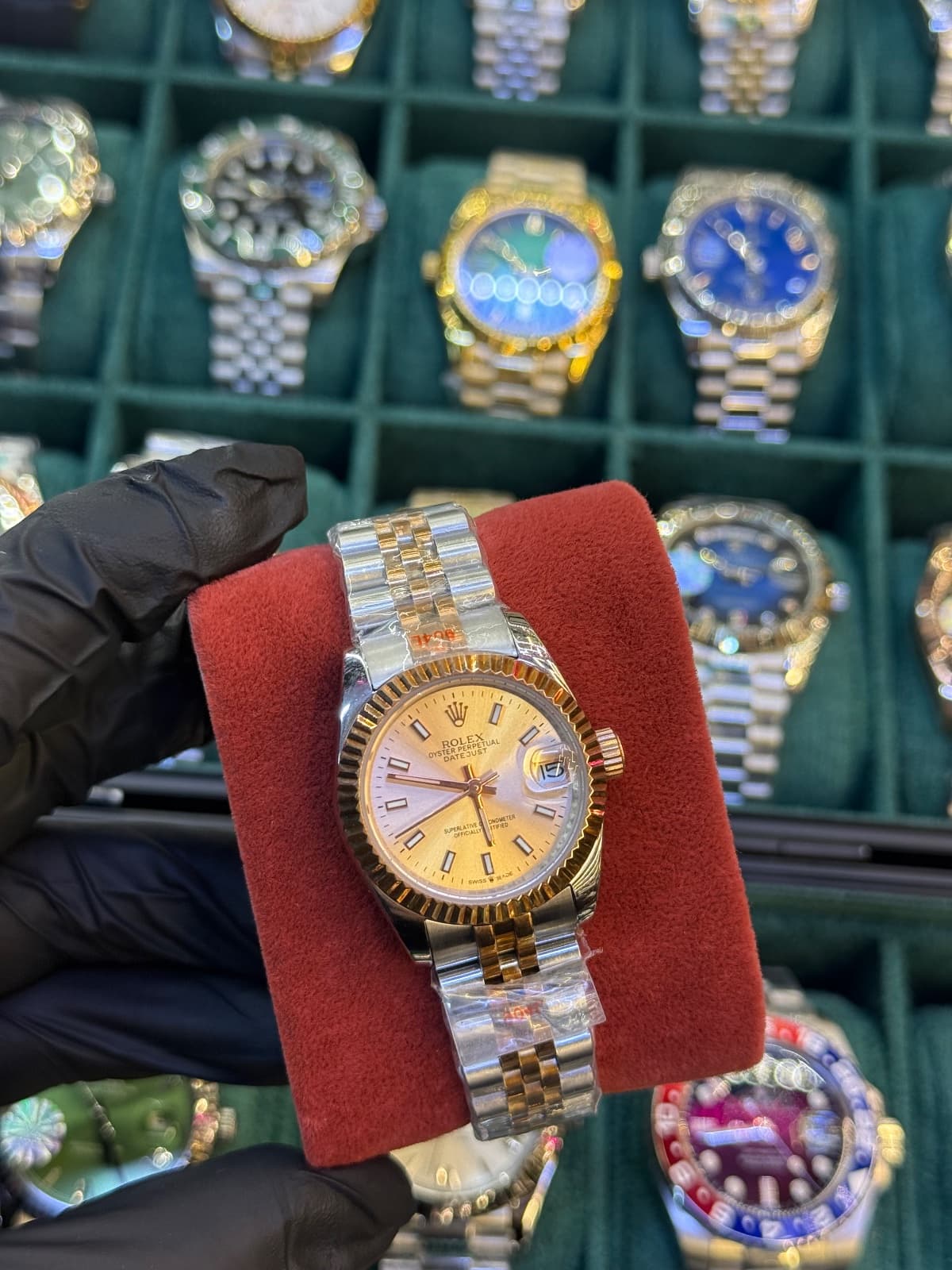Rolex DateJust – Gümüş altın