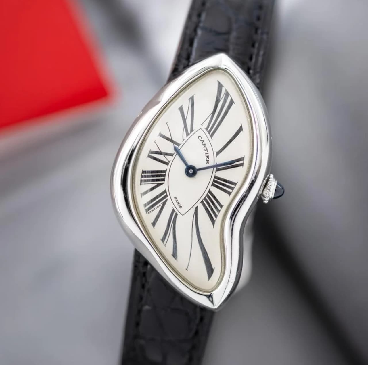 Cartier Crash – Siyah gümüş